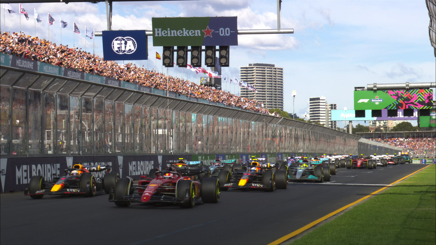 2022 Australian Grand Prix: Watch the race start at the Melbourne Grand Prix Circuit