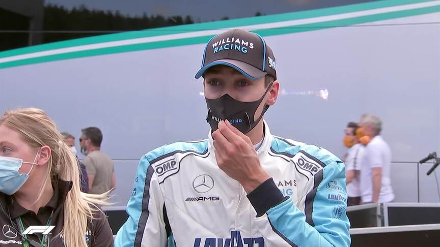 George Russell apologises to Williams for 'messing up the start'