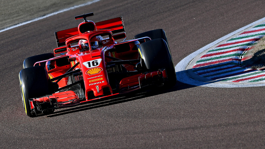 Charles Leclerc and Carlos Sainz hit the track at Fiorano test