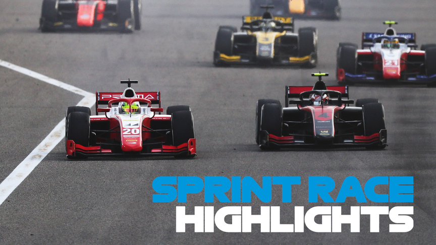 F2 2020 Round 12: Sakhir Grand Prix sprint race highlights