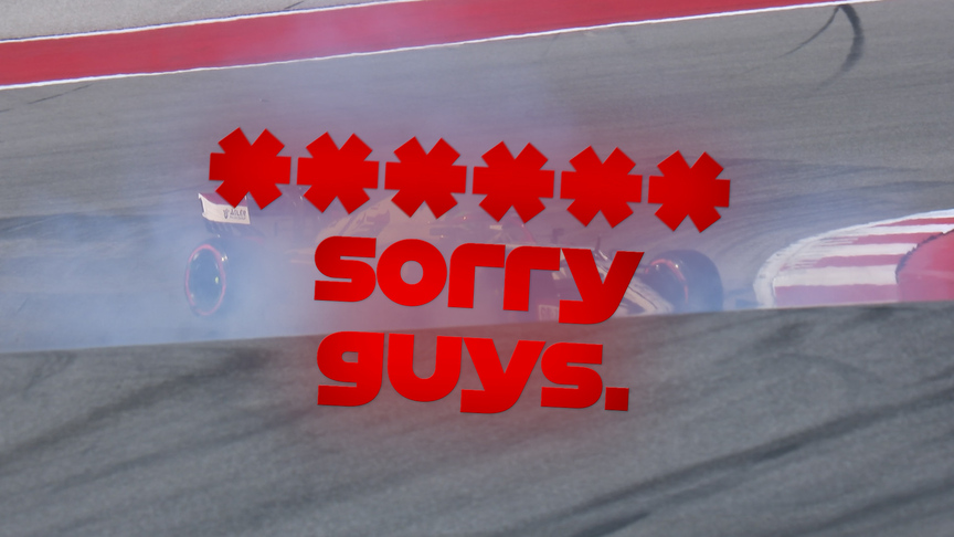 2021 United States GP Qualifying: Giovinazzi spins at Turn 1 at Circuit of The Americas