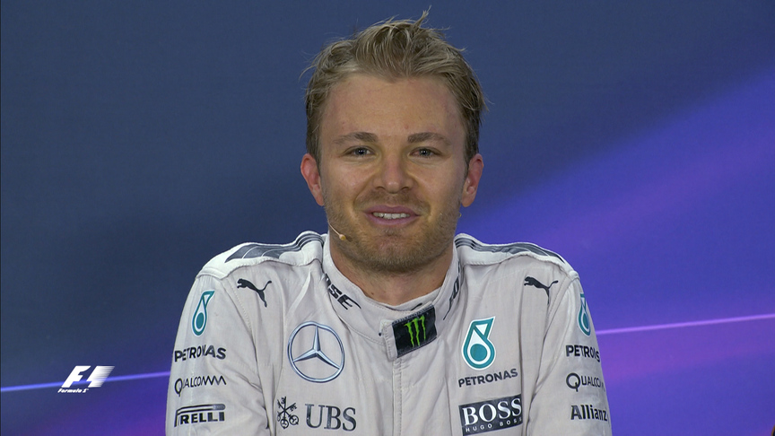 Nico Rosberg interview nach dem Rennen in China