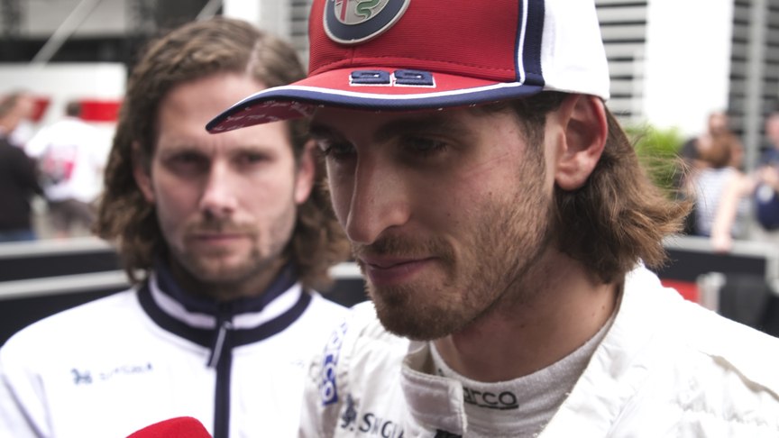 Antonio Giovinazzi: 'Really difficult' out there today