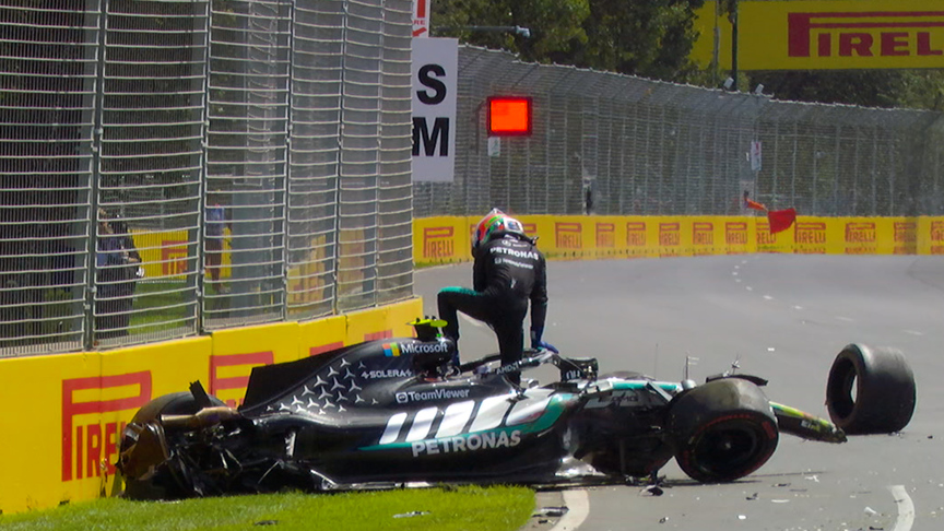 2026 Australian GP FP3: Big crash for Antonelli brings out the red flags