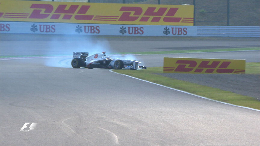 Japan 2011 - 130R - Kobayashi's big moment in FP2