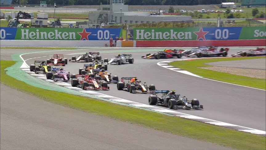 Great Britain 2020: Watch the F1 race start at Silverstone