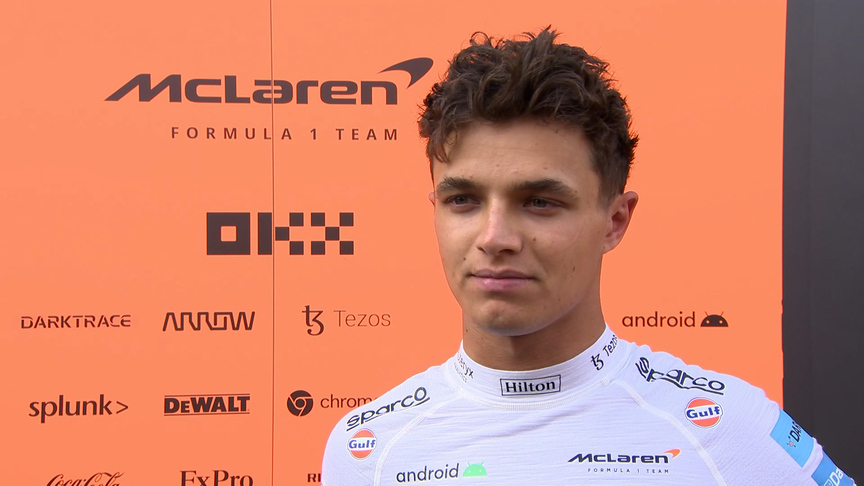 Lando Norris laments 'a tricky day' but suggests car 'in a decent place'