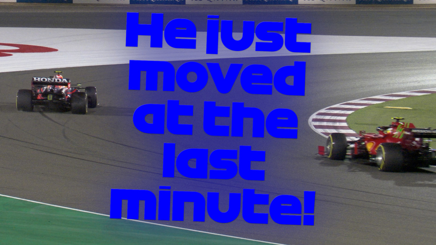 2021 Qatar Grand Prix: Pérez chases down Sainz early on at Losail circuit