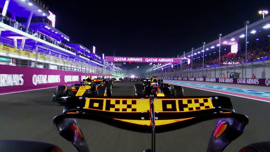 2025 Qatar Grand Prix: Best race start onboards