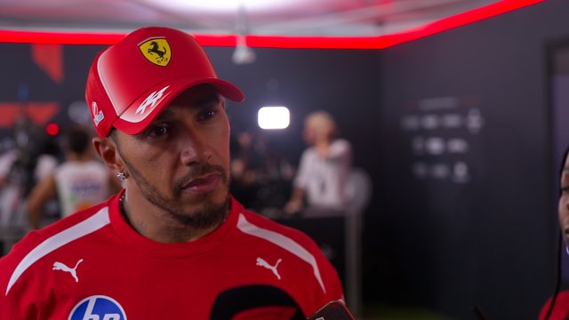 lewis hamilton ferrari performance baku