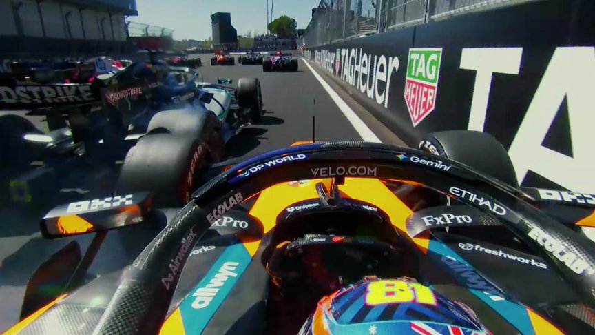 2026 Spanish Grand Prix: Best race start onboards