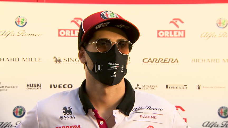 Antonio Giovinazzi: Soft tyres 'were tricky' in Friday practice