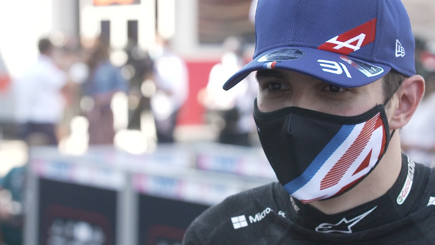 Esteban Ocon pleased to qualify P8 in Hungary