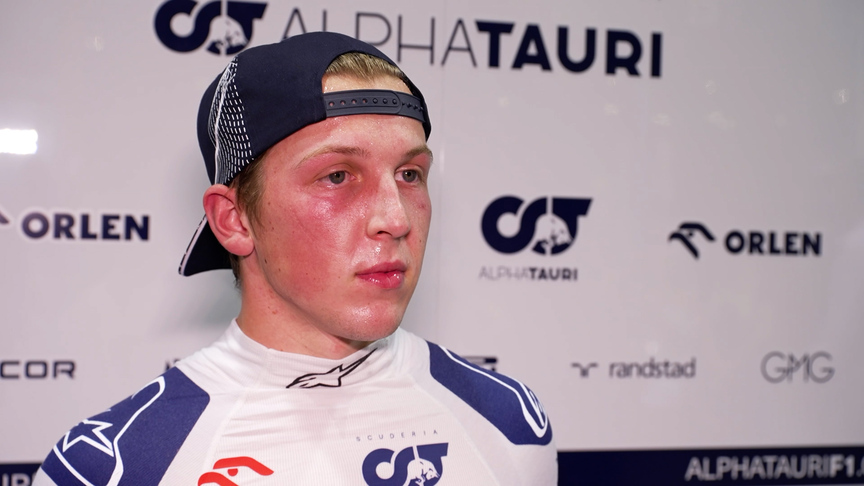 Lawson promises ‘more to come’ after encouraging start on his first Singapore GP weekend
