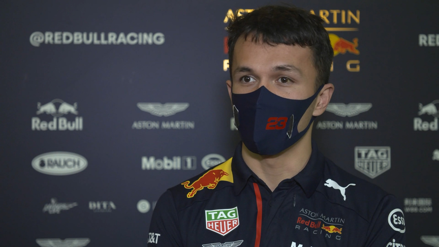 Alex Albon 'surprised by lack of grip' after FP2 crash