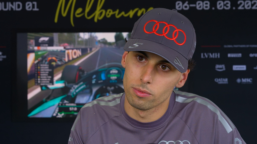 Bortoleto explains what happened to his Audi after pit entry failure in Q2