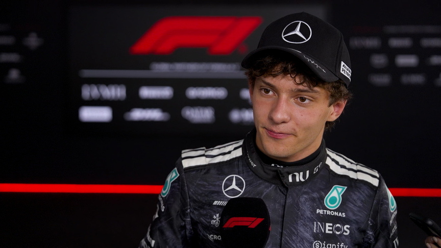 Antonelli laments Q3 mistake despite taking pole in Japan