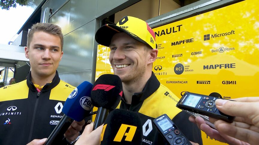 Nico Hulkenberg: 'Satisfied' with the first day of practice