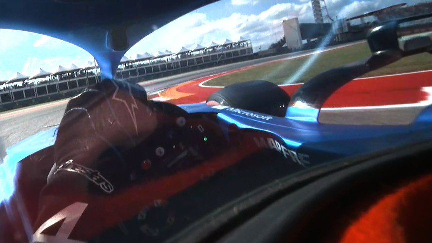 VISOR CAM: Esteban Ocon’s flying lap at Circuit of The Americas