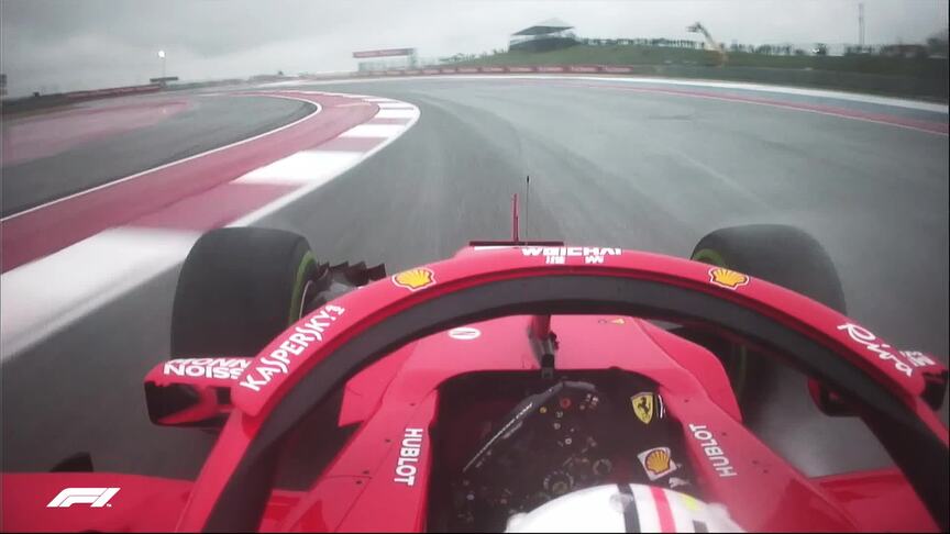 FP1: Vettel fails to slow sufficiently for red flags