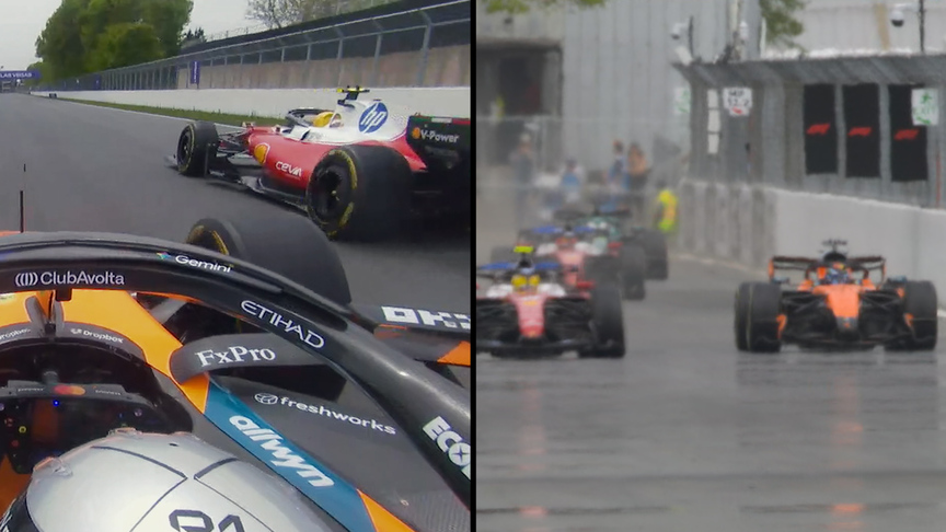 2026 Canadian GP Sprint: Piastri passes Hamilton for P4 on the last lap