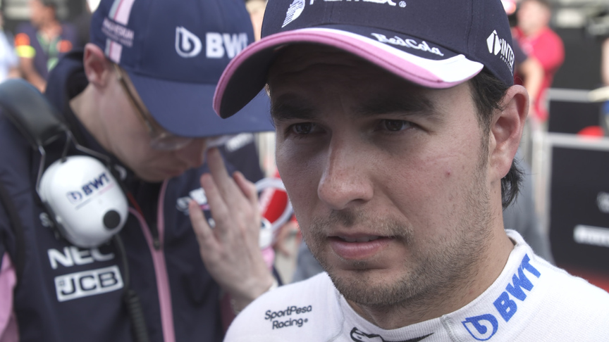 Sergio Perez: Good pace and strategy from the team