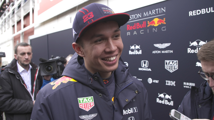 Alexander Albon: 'Happy with the car since day 1'