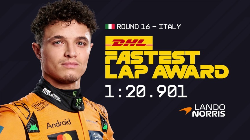 DHL Fastest Lap Award – 2025 Italian Grand Prix