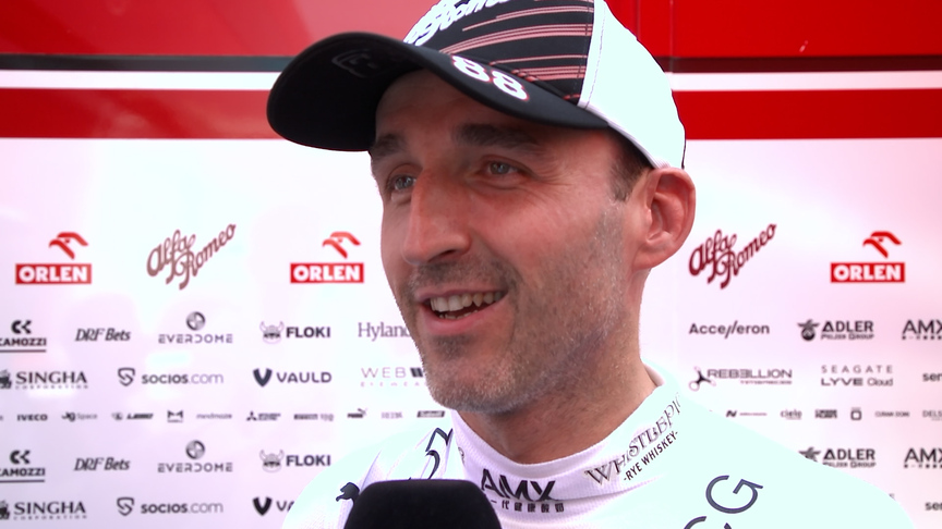 Robert Kubica 'happy' with productive outing with Alfa Romeo in FP1 