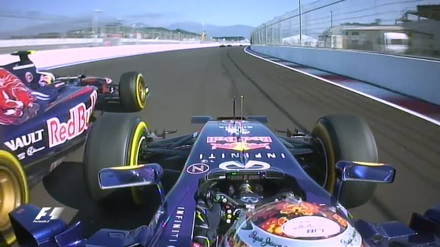 Classic onboard: 2014 Vettel race start