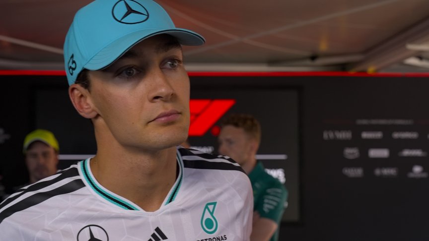 'Ferrari a good step ahead of everyone', says Russell after Friday practice