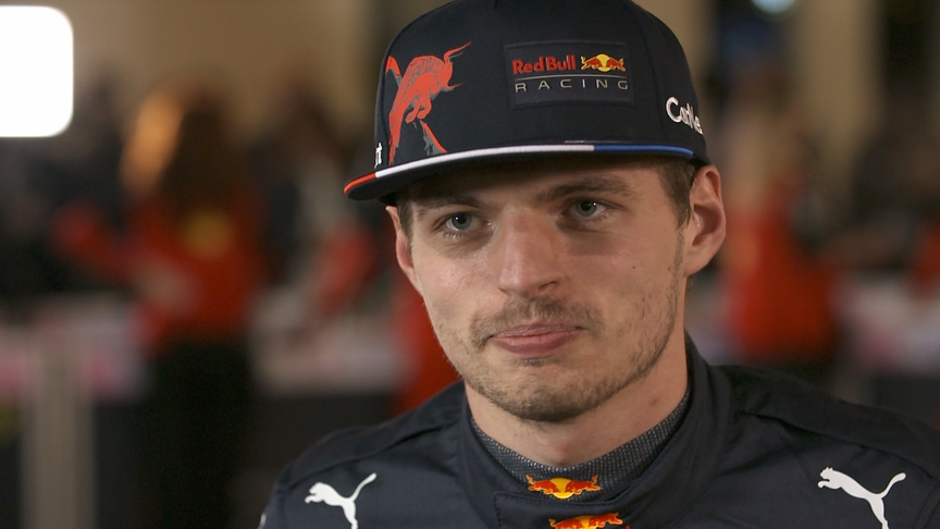 P2 Max Verstappen found it 'really difficult to put that lap together' in low fuel qualifying laps