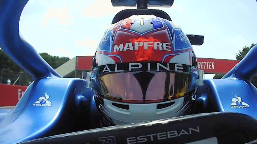 ONBOARD: Ocon commentates over a lap of Circuit Paul Ricard