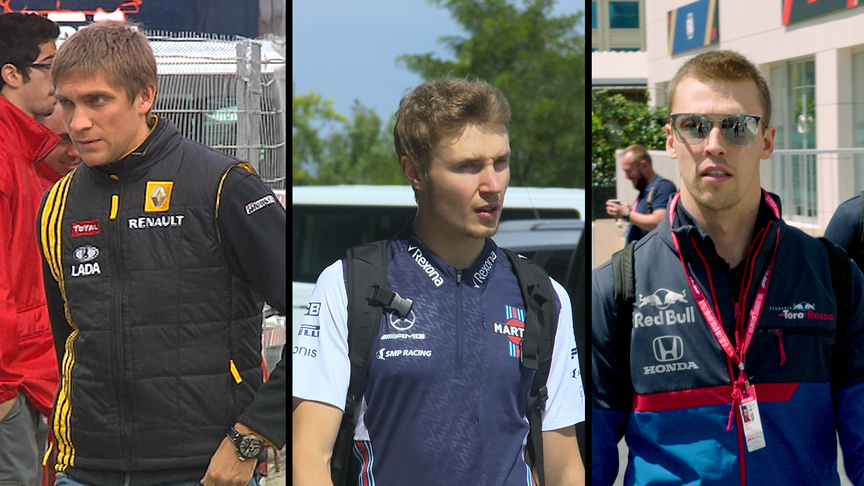 F1 VAULT: Petrov, Sirotkin and Kvyat - Russia's three F1 drivers