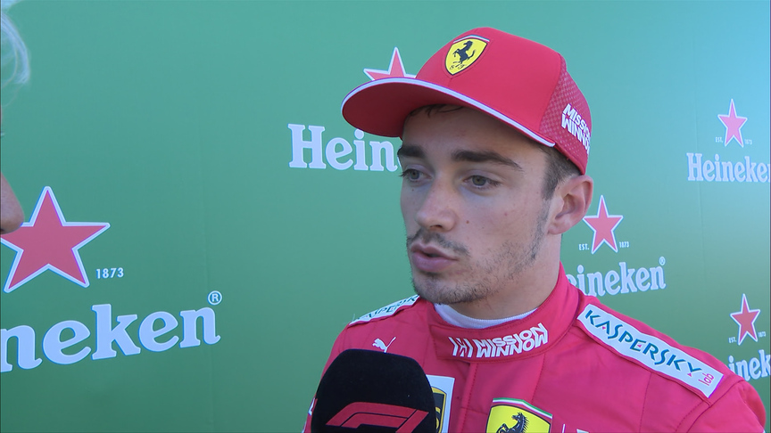 Charles Leclerc: 'Seb was just too quick' today