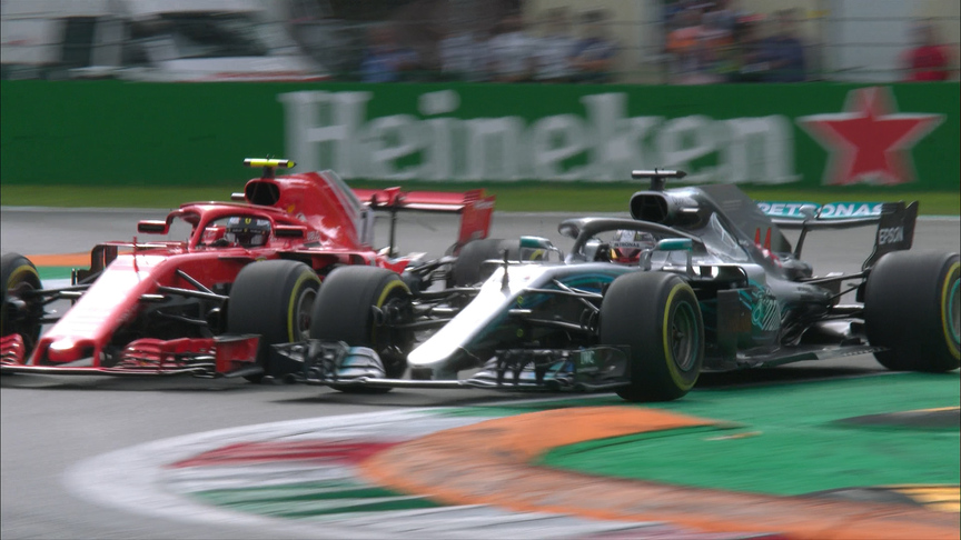 RACE: Hamilton seizes the lead with 8 laps to go