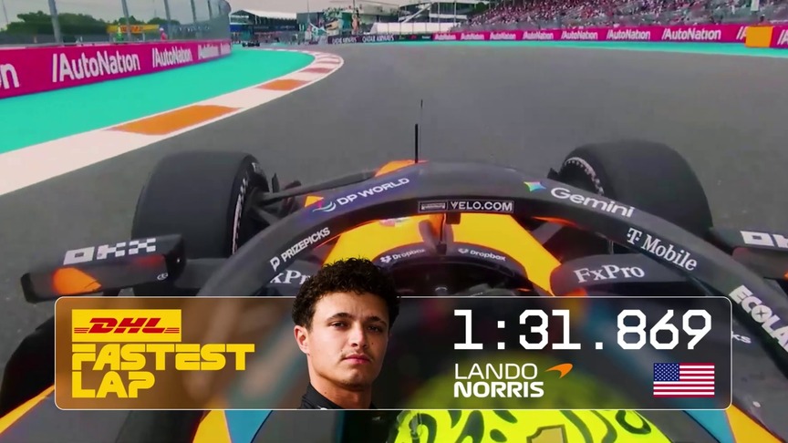 DHL Fastest Lap Award – 2026 Miami Grand Prix