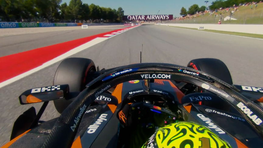 2026 Barcelona-Catalunya GP FP2: Onboard with Norris for the fastest lap of Friday practice