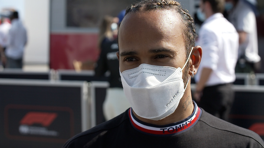 Lewis Hamilton 'living in my element' for 100th career pole
