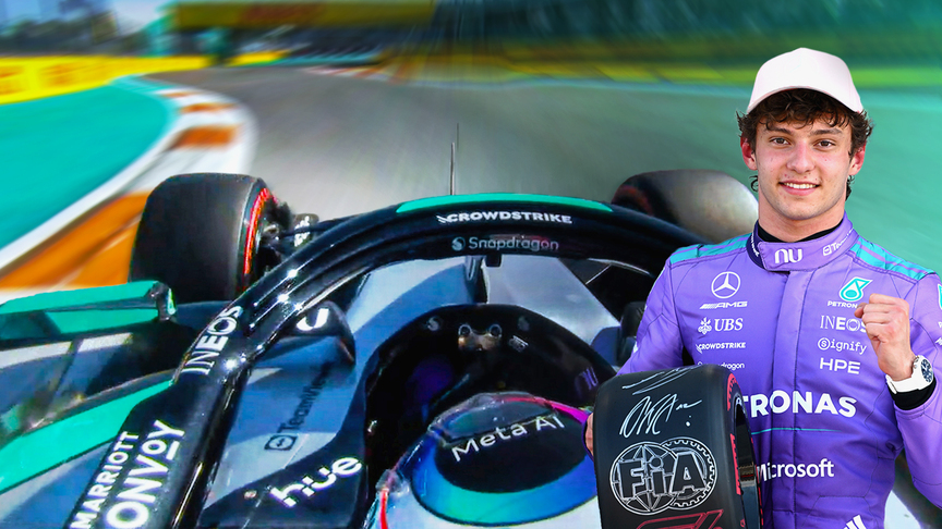 ONBOARD: Antonelli’s 2026 Pirelli Pole Position Award lap at the Miami Grand Prix