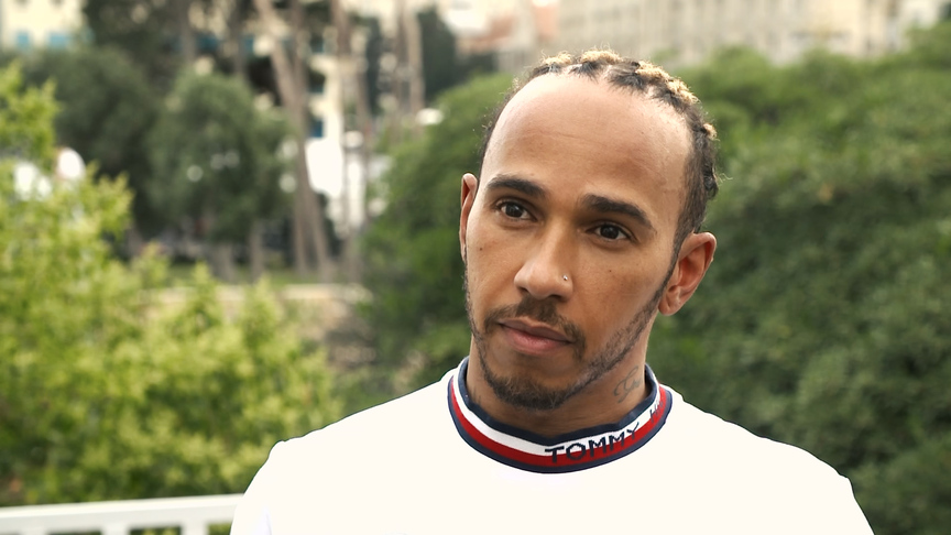 Lewis Hamilton is 'a bit sore' after 'bouncing a lot' in Azerbaijan GP practice