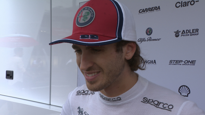 Antonio Giovinazzi: A day of negatives and positives