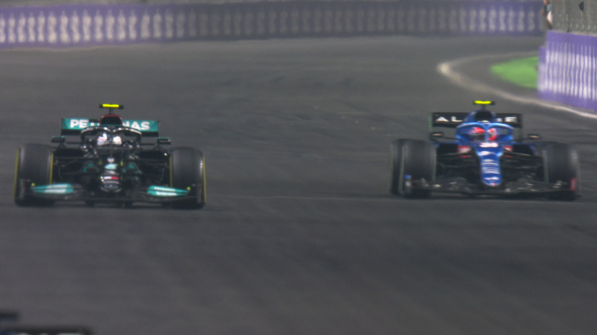 2021 Saudi Arabian Grand Prix: Bottas snatches P3 from Ocon in drag race to the line