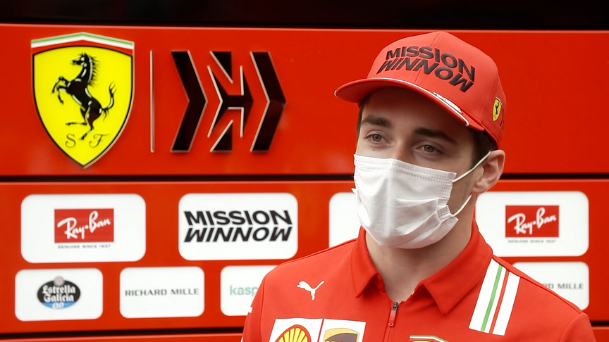 Charles Leclerc says 'the car feels in a much better place' after placing P3 in second practice