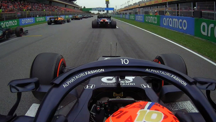 2021 Spanish Grand Prix: Gasly gets penalty for race start mistake