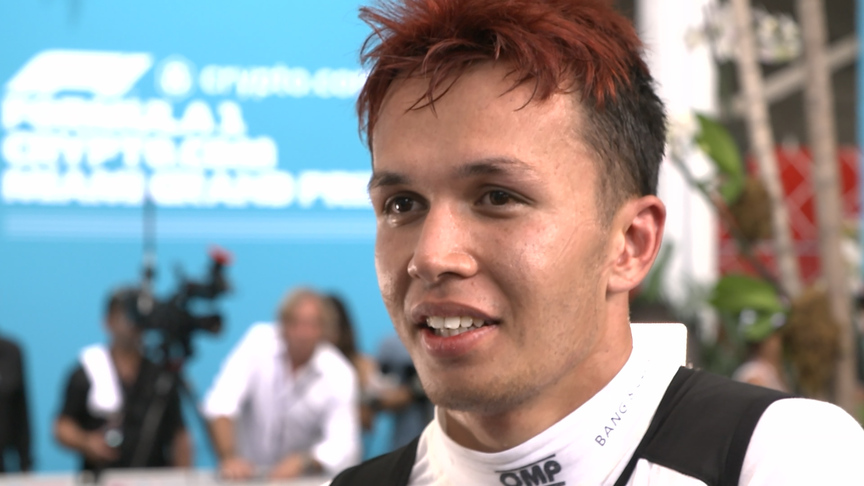 Alexander Albon ready to 'celebrate' points finish at Miami Grand Prix