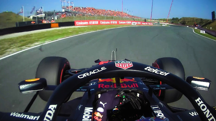 ONBOARD: Max Verstappen’s 2021 Pirelli Pole Position Award lap at the Dutch Grand Prix