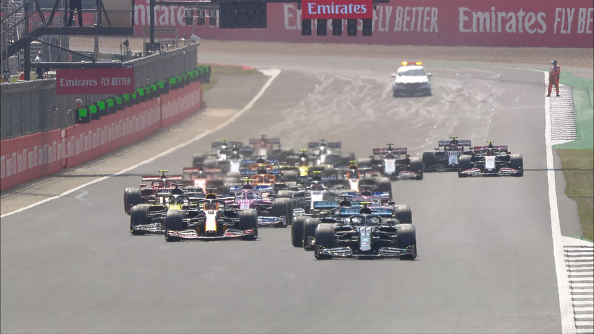 70th Anniversary Grand Prix: Watch the F1 race start at Silverstone