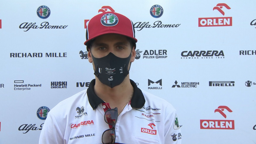 Antonio Giovinazzi: 'Positive day on low fuel'