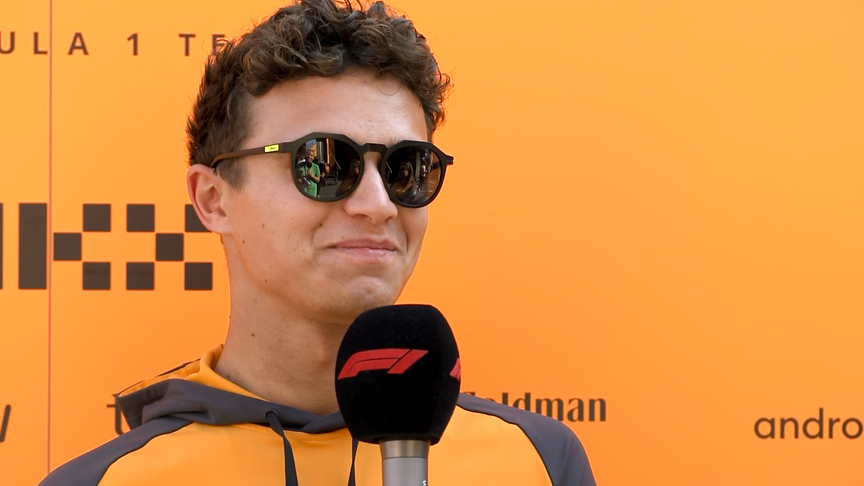 Lando Norris hoping that small McLaren upgrade 'can work well'